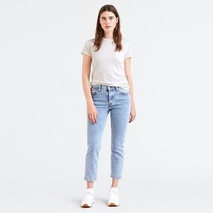 Levis 501 Original Cropped Jeans